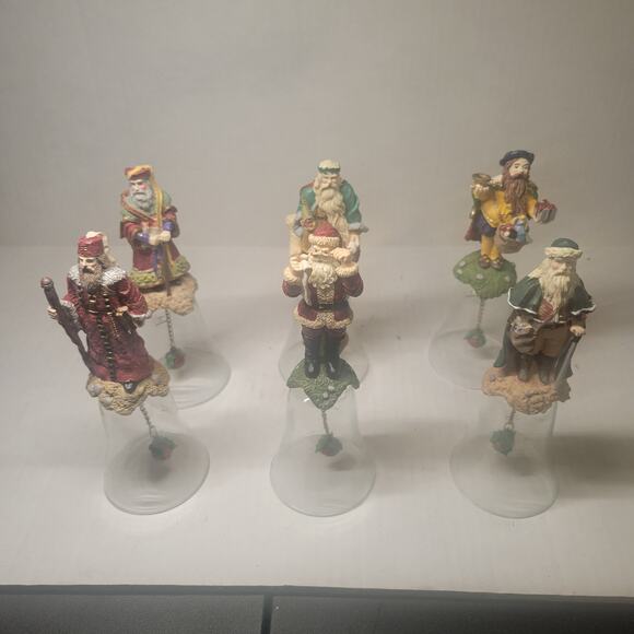 Christmas Thru the Ages Other - Set of 6 Christmas Thru the Ages Santa Bells